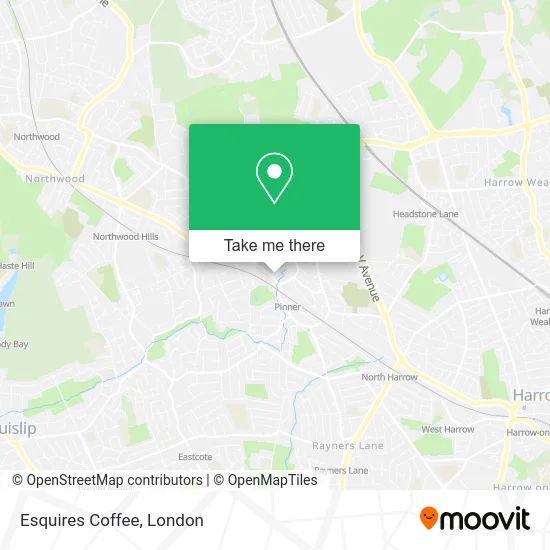 Esquires Coffee map