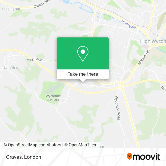 Oraves map