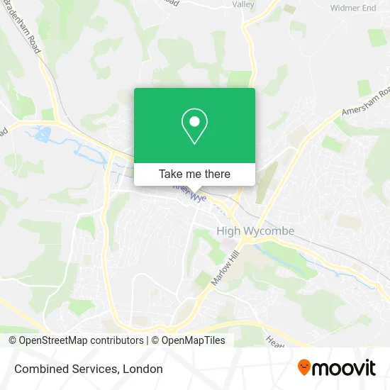 Combined Services map