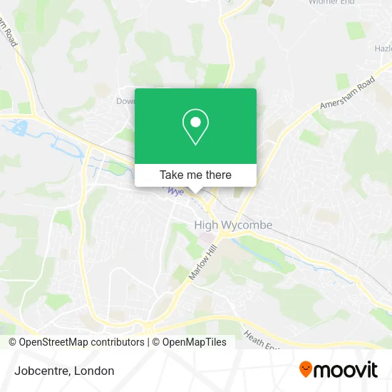 Jobcentre map