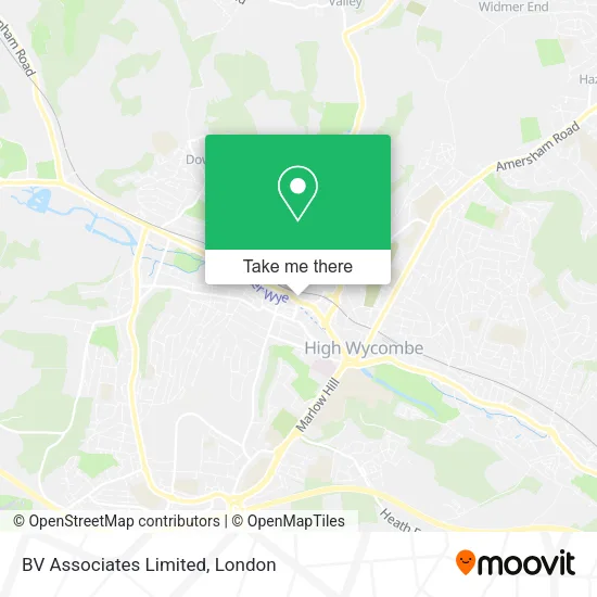 BV Associates Limited map