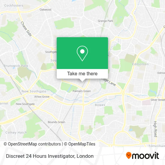 Discreet 24 Hours Investigator map