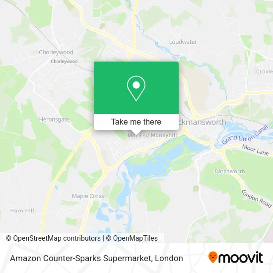 Amazon Counter-Sparks Supermarket map