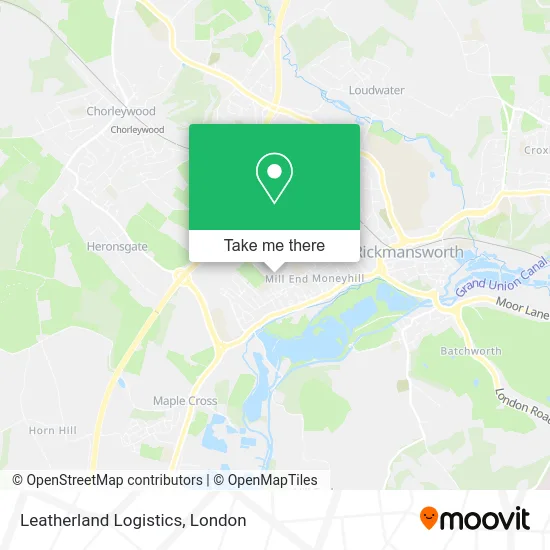 Leatherland Logistics map