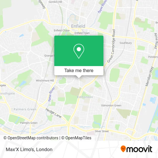 Max'X Limo's map