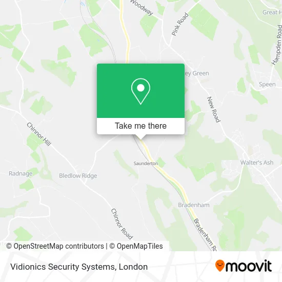 Vidionics Security Systems map