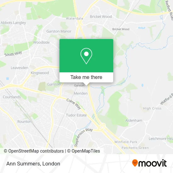 Ann Summers map