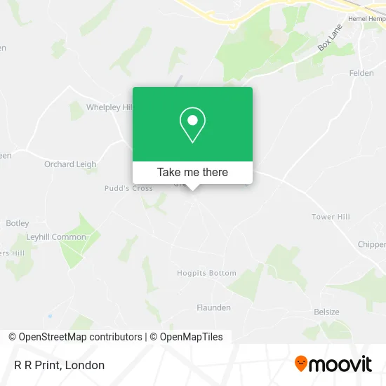 R R Print map