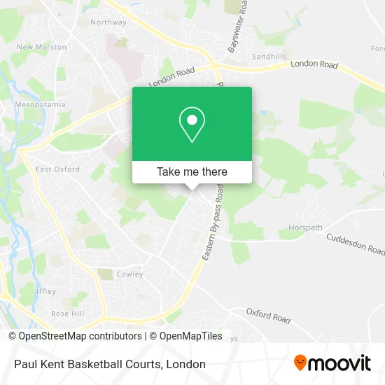 Paul Kent Basketball Courts map