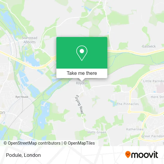 Podule map
