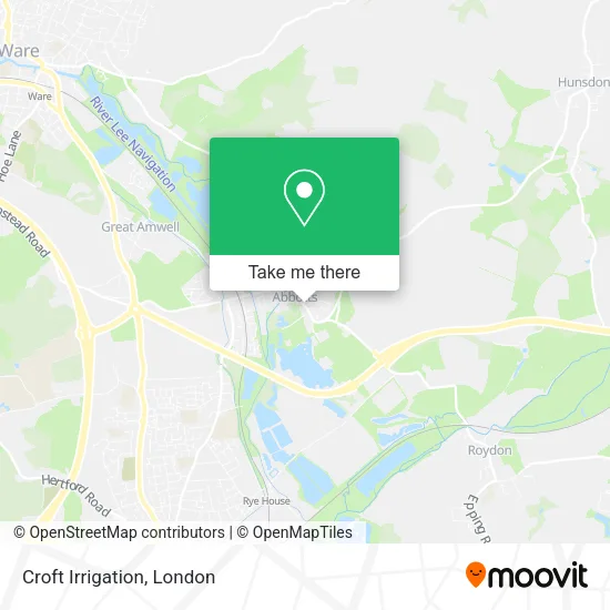 Croft Irrigation map