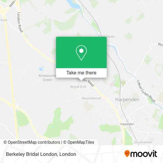 Berkeley Bridal London map