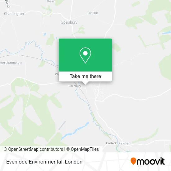 Evenlode Environmental map