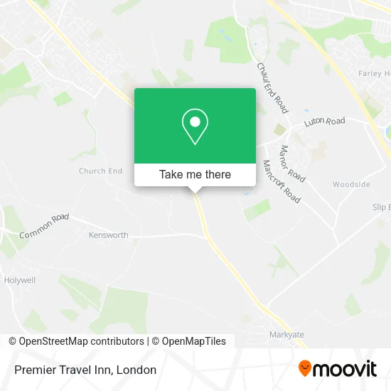 Premier Travel Inn map