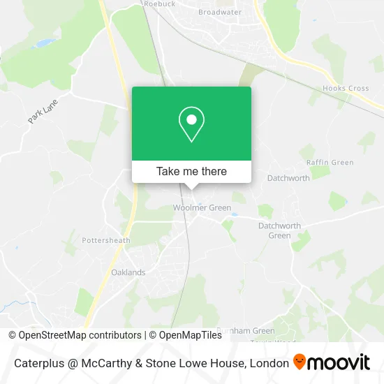 Caterplus @ McCarthy & Stone Lowe House map