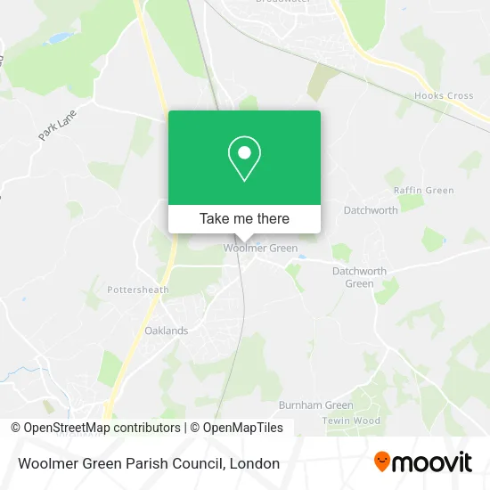 Woolmer Green Parish Council map
