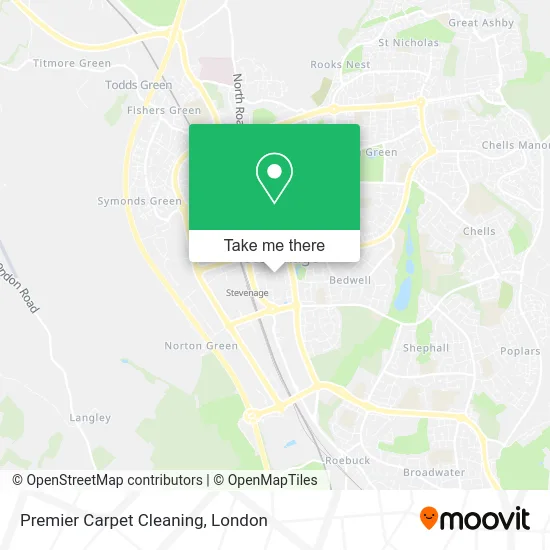 Premier Carpet Cleaning map