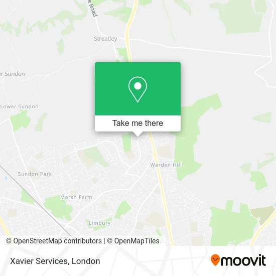 Xavier Services map
