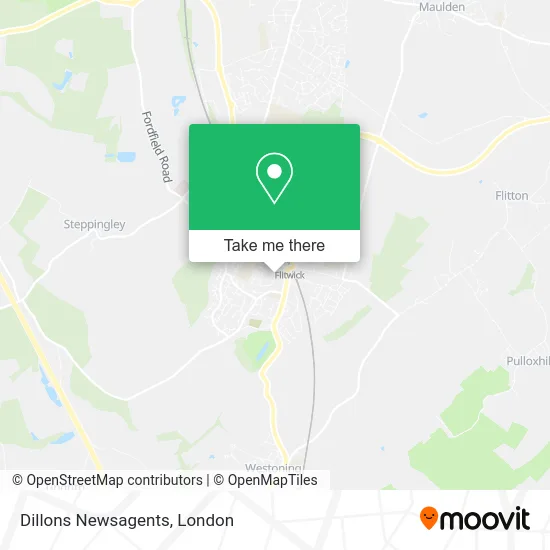 Dillons Newsagents map