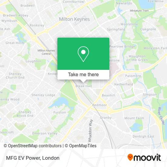 MFG EV Power map