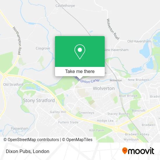 Dixon Pubs map