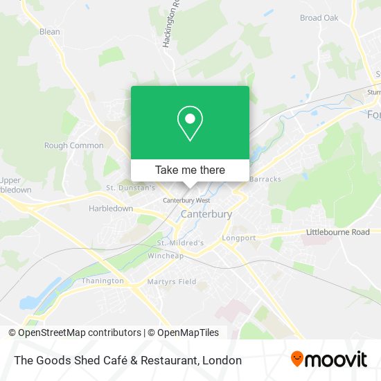 The Goods Shed Café & Restaurant map