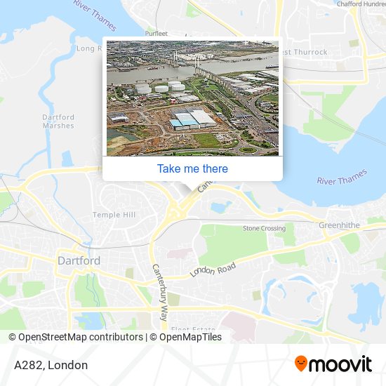 A282 map