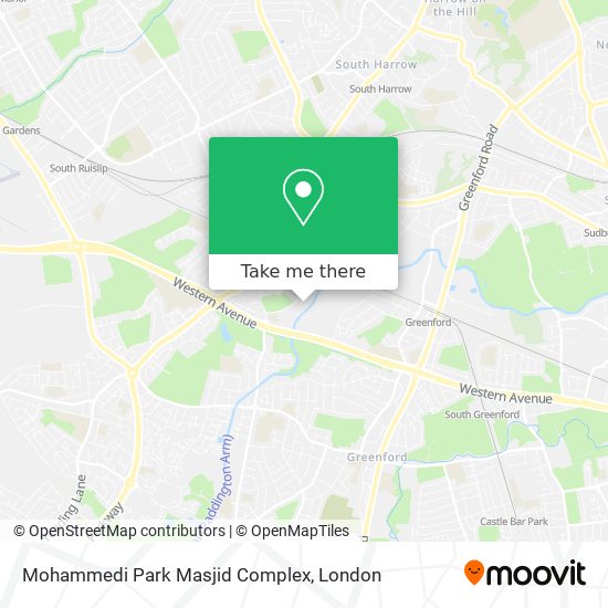 Mohammedi Park Masjid Complex map