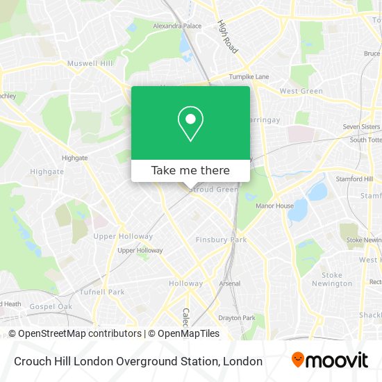 Crouch Hill Overground Map How To Get To Crouch Hill London Overground Station In Crouch End By Bus,  Train Or Tube?