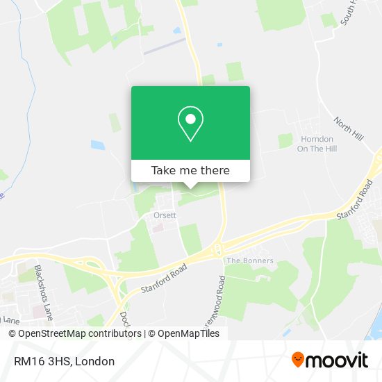 RM16 3HS map
