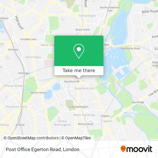 Post Office Egerton Road map