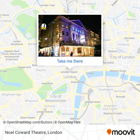 Noel Coward Theatre map