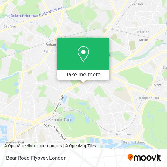 Bear Road Flyover map