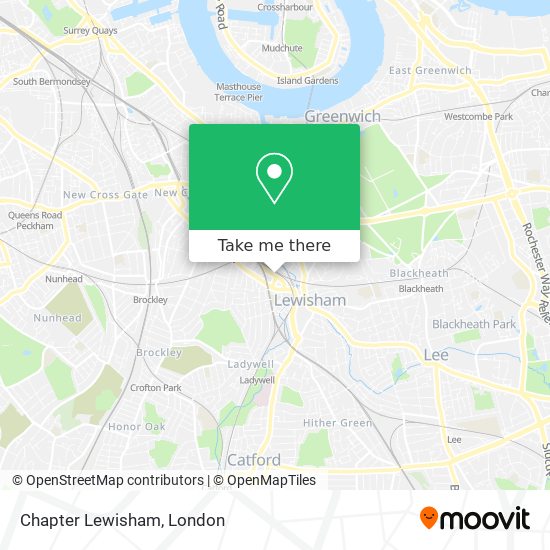 Chapter Lewisham map