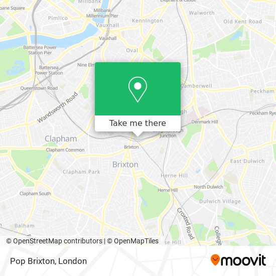 Pop Brixton map