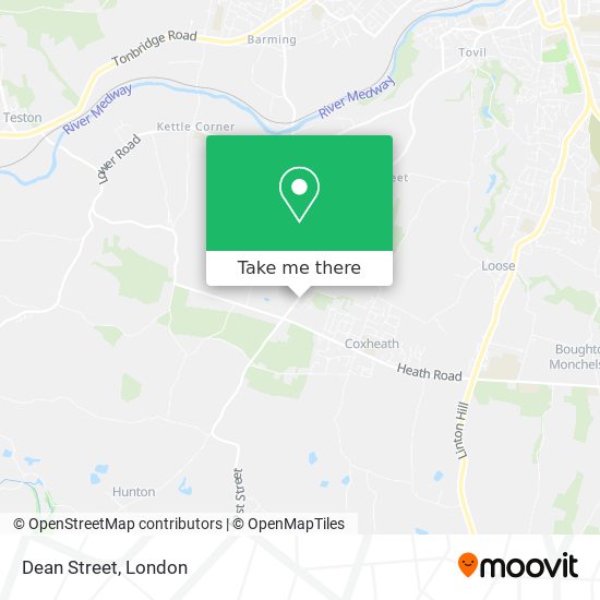Dean Street map