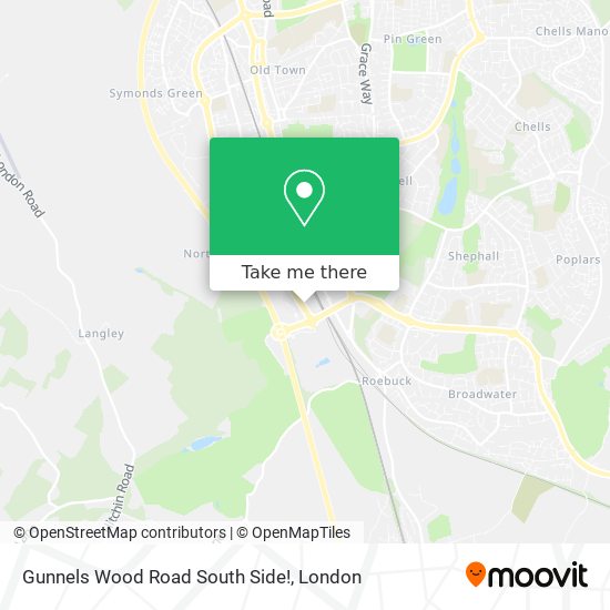 Gunnels Wood Road South Side! map
