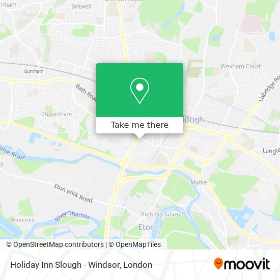 Holiday Inn Slough - Windsor map