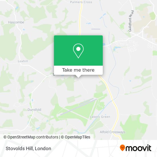 Stovolds Hill map
