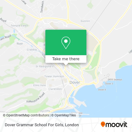 Dover Grammar School For Girls map