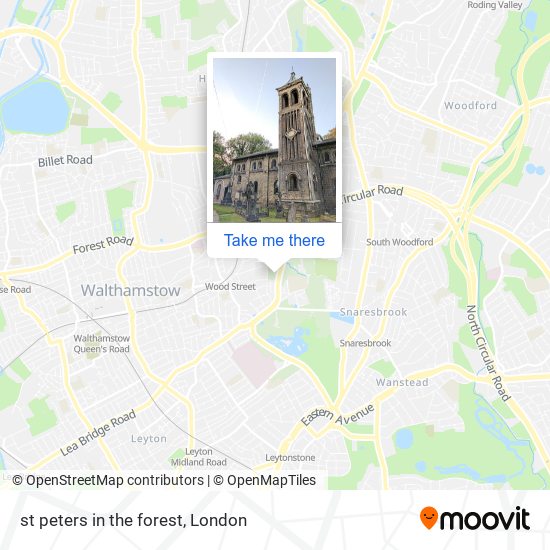 st peters in the forest map