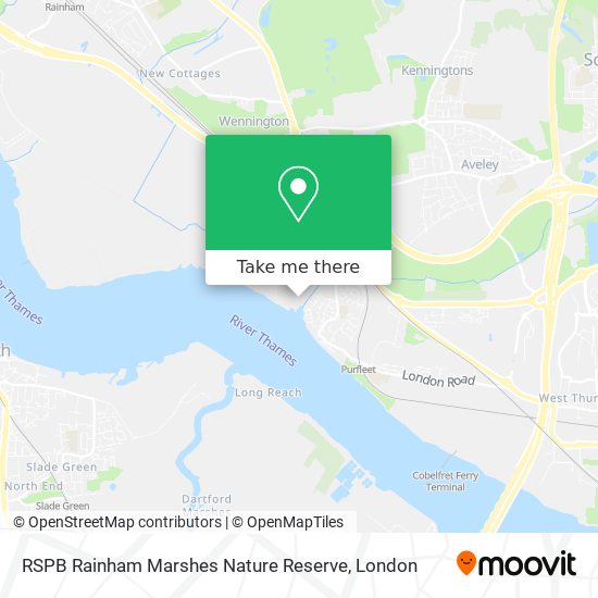 RSPB Rainham Marshes Nature Reserve map
