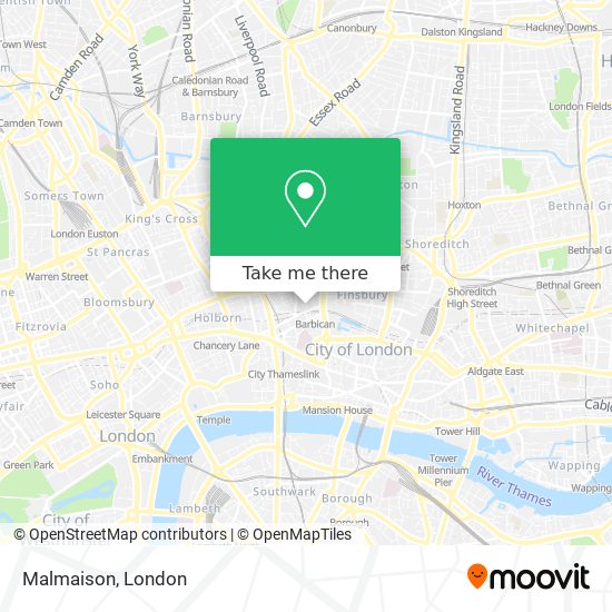 Malmaison map