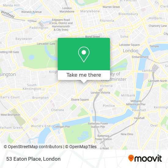 53 Eaton Place map