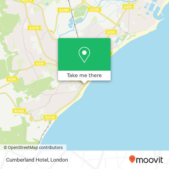 Cumberland Hotel map