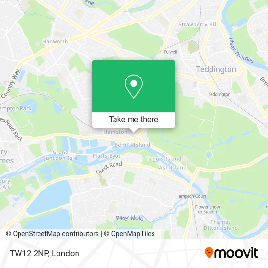 TW12 2NP map