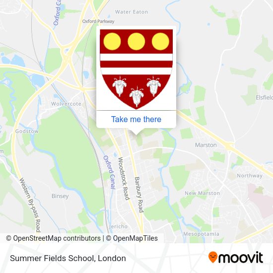 Summer Fields School map