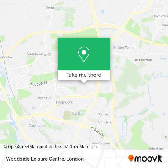 Woodside Leisure Centre map