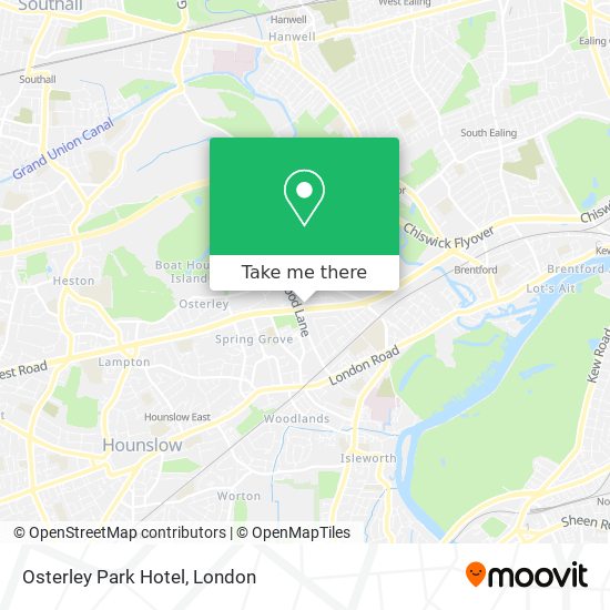 Osterley Park Hotel map