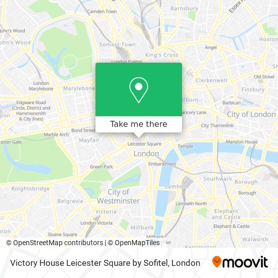 Victory House Leicester Square by Sofitel map